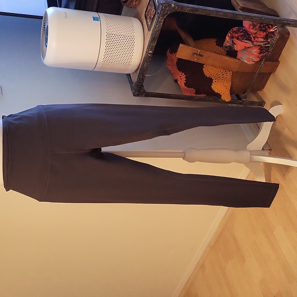 Zella Gray Ankle Leggings 1 Pocket